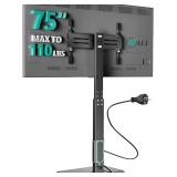 WALI Floor TV Stand with Power Outlet