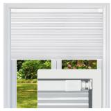 Cordless Cellular Shades, White 21x64