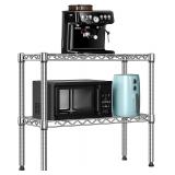 MZG 220 lbs 2-Tier Wire Shelving Unit, Chrome