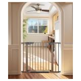 Cumbor 29.7-40.6' Baby Gate, Auto-Close Brown