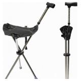 Cane with Seat Walking Cane Chair 330lbs Stool