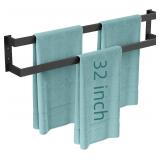 Double Towel Bar, 32Inch Wall Mounted