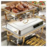 $143 ALSO GO Chafing Dish Buffet Set 9QT 4 Pack