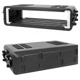 2U Rack Mount Pro-Audio PA DJ Case with Foam