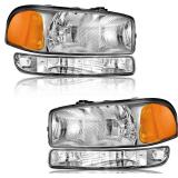 WEELMOTO Headlight for GMC Sierra/Yukon XL