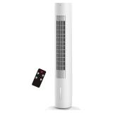 $181 Bladeless Tower Fan with Remote, 3 Speeds