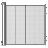 Reinforced Baby/Dog Gate, 33.5'x55', Gray