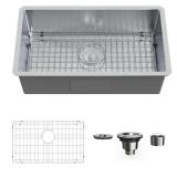 $201 30-Inch Undermount Single Bow stainless sink