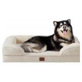 EHEYCIGA XL Orthopedic Dog Bed, Beige