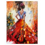 zoinart Abstract Vertical Wall Art 28x40