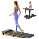 $120 Walking Pad Treadmill with Incline, 2.5HP