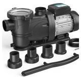 $216 Pool Pump, Self Priming, Timer, 2HP, 220V