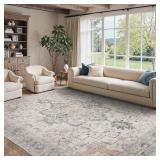 $170 10x12 Area Rug: Non Slip, Washable, Taupe