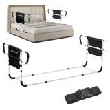 Elderly 2-Side Bed Rail, Adjustable Guard