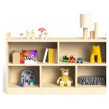 Birch Plywood Montessori Shelf   5-Section