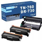 TN760/TN730 Toner & DR730 Drum (3-Pack)