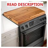 Acacia Wood Stove Top Cover for Gas Stovetop