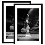 HEART ART 24x36 Poster Frame (2-Pack)