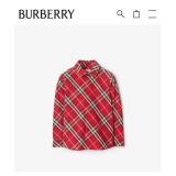 $355 Burberry check cotton shirt size 10y