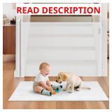 Retractable Baby Gate for Stairs, 55' Wide