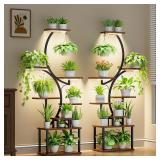 $126 Plant Stand Grow Light 2-Pack Shelf 62'