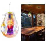 Modern Glass Island Pendant Light   Irregular