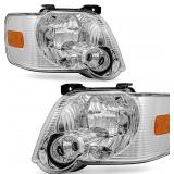 $110 Ford Explorer Headlights, Chrome Housing