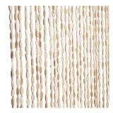 FlavorThings 52-Strand Beaded Door Curtain (Black)