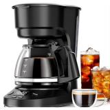 Kismile 5-Cup Coffee Machine, LED Display