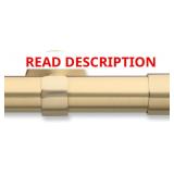 MODE Cambria 8ft Curtain Rod, Brushed Gold