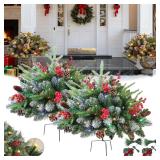 Urn Filler Pre-Lit Xmas Tree, 60 LEDs (2)