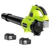 Leaf Blower Cordless with 2x4.0Ah Battery, 20V