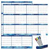 32' x 48' 2026 Dry Erase Calendar, Laminated