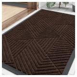 Smiry Front Door Mat, Heavy Duty Rubber