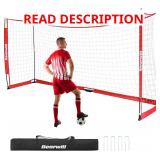 $105 Bearwill 12x6ft Soccer Goal, Collapsible Base