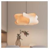 $225 MIXL Mid Century White Pendant Light