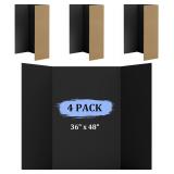 AKONEGE 4 Pack 36' x 48' Trifold Poster Board
