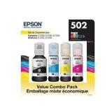 Epson EcoTank 502 Ink Bottles (B,C,M,Y)