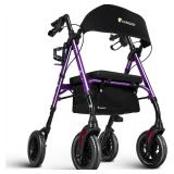 $150 Rollator Walker with Seat and Brakes 300 lbs