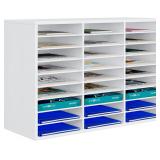 $120 PAG Mail Sorter Organizer, 27 Compartments
