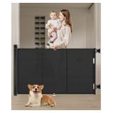 71 inch Retractable Baby Gates 34 inch Tall, Retra