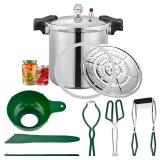 $160 25 Qt Pressure Canner, 13 PSI, Induction