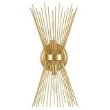 YUBOLE Brass Vanity Light Starburst Sconce