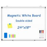 WALGLASS 24x18 Double-Sided Whiteboard