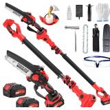 $110 2-in-1 Cordless Pole Saw & Mini Chainsaw 21V