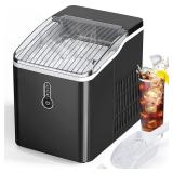 $170 Countertop Ice Maker, 26Lbs/24H, Black