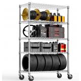 $180 Chrome 5-Tier Wire Shelving Unit