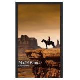 A PLUS MAX 14x24 Picture Frame, Black