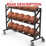 $240 Murray Premium Basketball Rack - 3-Tier Cart