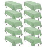 fani 60x102 Sage Tablecloth for 6 ft Tables